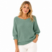 Louise Fabricius | Oversize sweater med bat-wing ærmer