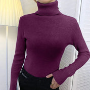Mette Aagaard | Ribbed turtleneck sweater for women