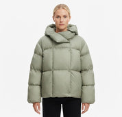 Maja Jensen | Pufferjakke i vatteret oversize-design