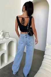Rosanna Delormé | Low Rise Jeans i Light Blue Denim med Klassisk Snit