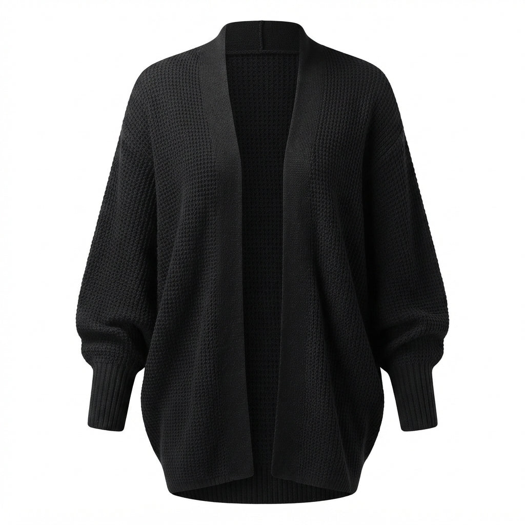 Mie Randers | Grüner Strickcardigan im Oversize-Stil