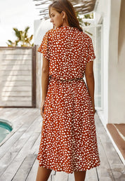Isabelle Laurent | Midi-sommerkjole med let og elegant silhuet