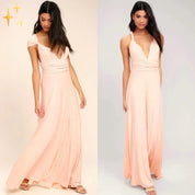 Valentina Moretti | Multiway maxikjole i elegant wrap-design