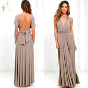 Valentina Moretti | Multiway maxikjole i elegant wrap-design