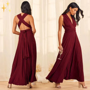Valentina Moretti | Multiway maxikjole i elegant wrap-design