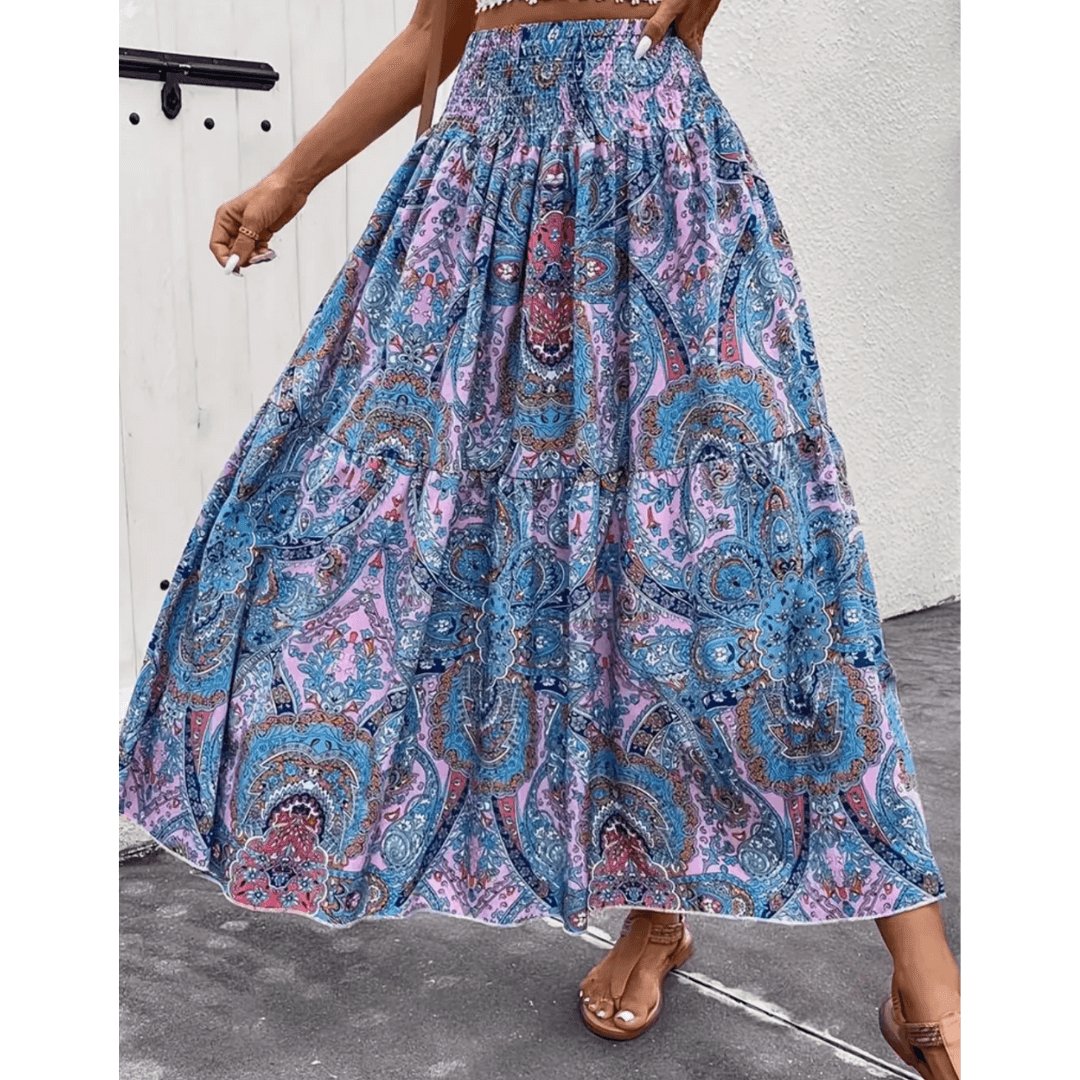 Alessia Monroe | Maxi nederdel med boheme-inspireret elegance