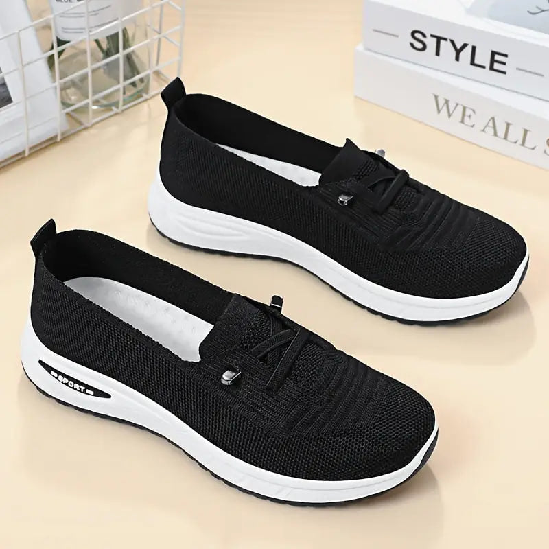 Léa Montclair | Komfortable slip-on sneakers til kvinder i åndbart mesh