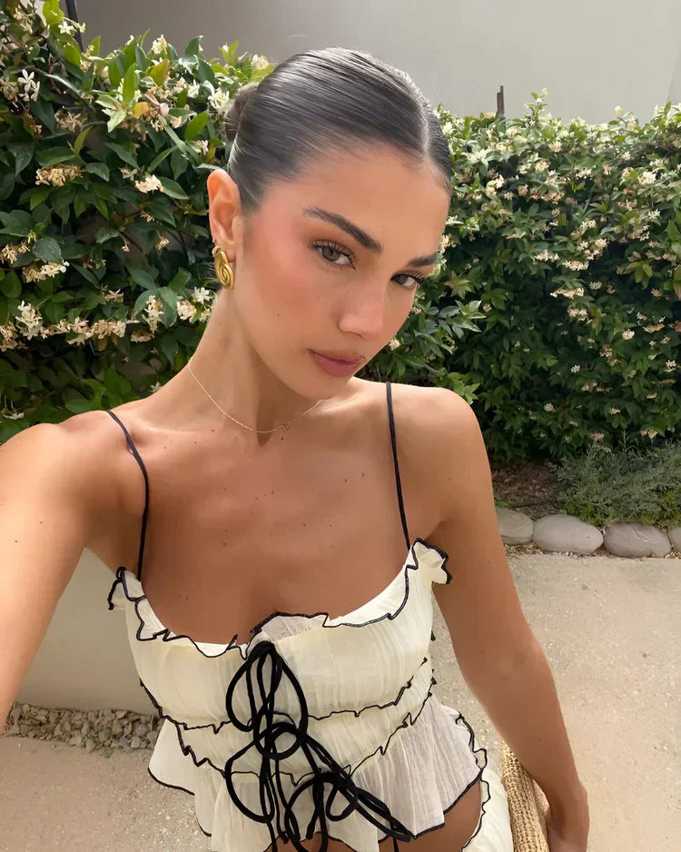 Giulia Moreau | Boheme sommersæt med crop top og maxinederdel