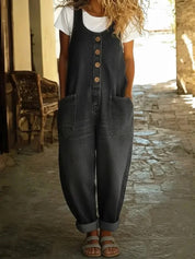 Signe Mortensen | Afslappet denim dungaree-jumpsuit til kvinder