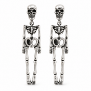 Halloweenské náušnice Bone Daddy | s kostrou