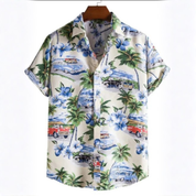 Mikkel Kastrup | Havajská košile s 3D květinovým potiskem