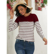 Yrsa Ege | Striped Blouse with Long Sleeves
