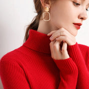 Mette Aagaard | Ribbed turtleneck sweater for women