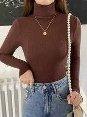 Mette Aagaard | Ribbed turtleneck sweater for women