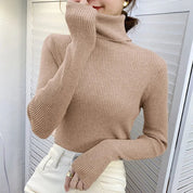 Mette Aagaard | Ribbed turtleneck sweater for women