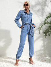 Margherita Stellano | Denim-dragt i Midi-længde til Kvinder