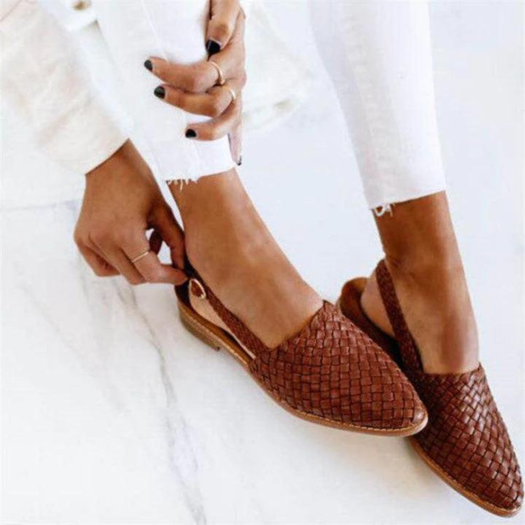 Chloé Moretti | Slip-on loafers med vævet elegance