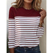 Yrsa Ege | Striped Blouse with Long Sleeves
