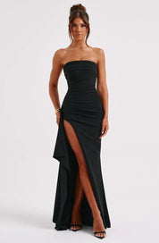 Alessia Romano | Off-shoulder luksus maxi kjole med twist