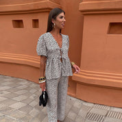 Priya Castellani | Midi-jumpsuit i blomsterprint til kvinder